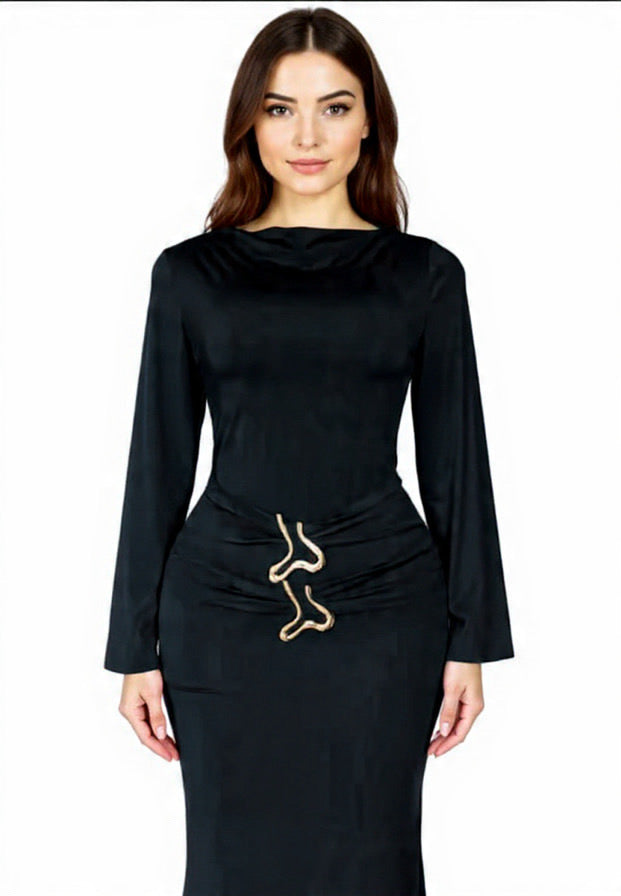 Beautiful outwear dress(black)