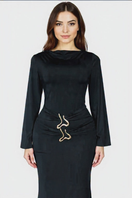 Beautiful outwear dress(black)